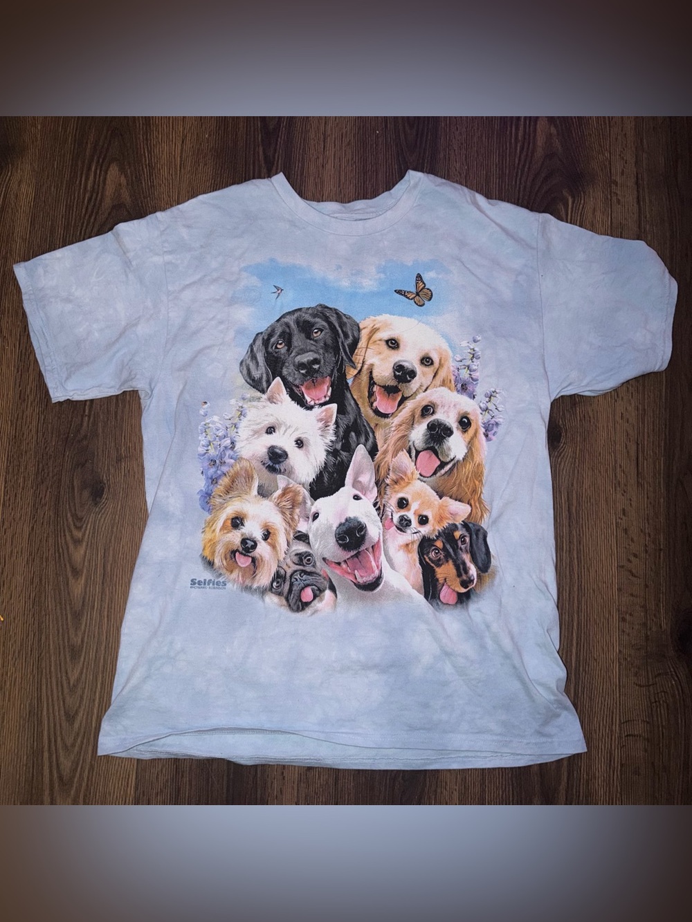Vintage Y2K The Mountain Puppy Portrait T-Shirt